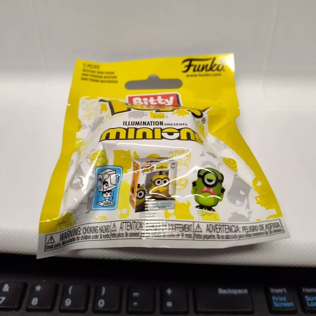 Funko Pop Figure Mystery Bitty Minions MiNi Figure Blind box 0.9 inch Figurine Collectible Limited Edition Children's Toy Gift