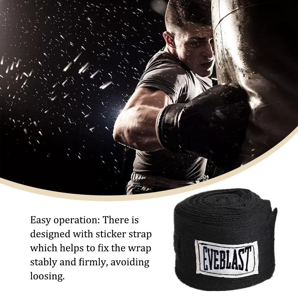 Cotton Boxing Bandages  Soft & Elastic Hand Wraps for Sanda, Muay Thai, Karate - Protects Fists Wrists & Enhances Fitness
