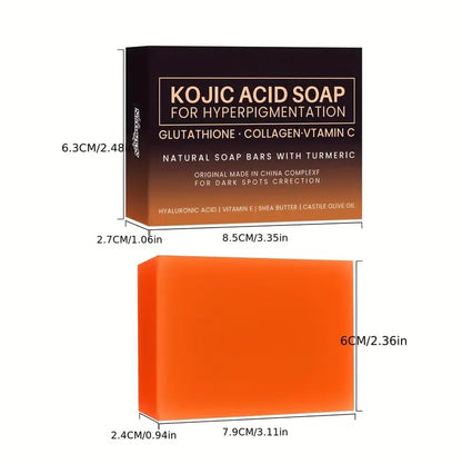 100g Kojic Acid Soap Glutathione Hand Soap Papaya Bath Soap Face Cleanser Makeup Remover