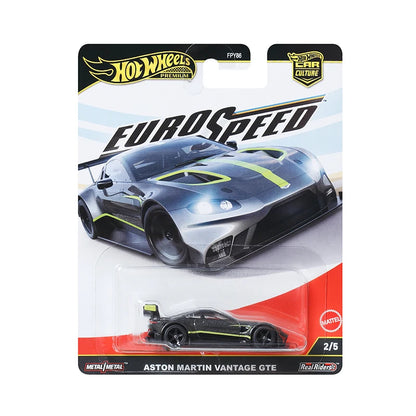 Original Hot Wheels Premium Car Culture EuroSpeed Toys for Boys 1/64 Diecast LaFerrari Bugatti Bolide Mclaren Aston Martin Gift