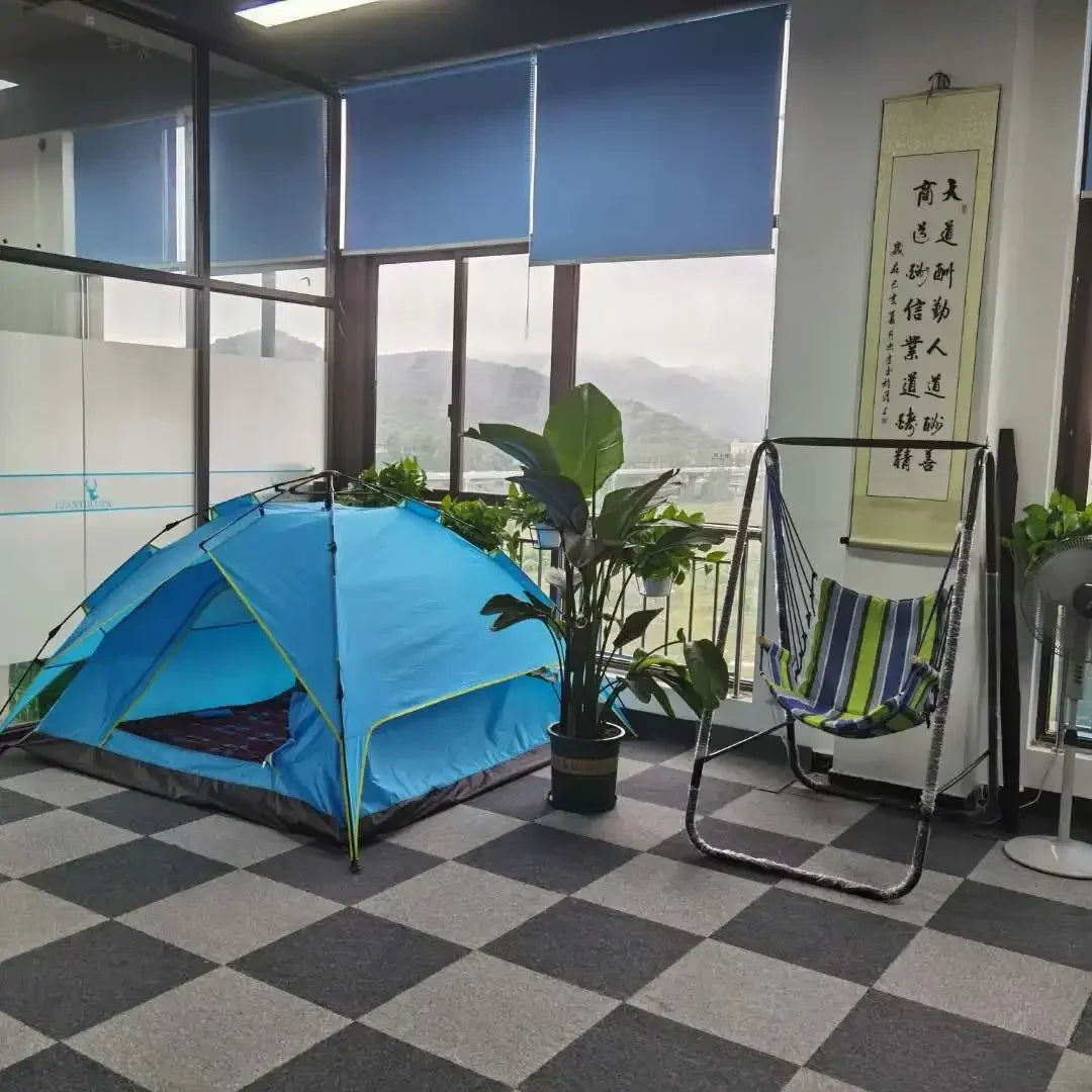 XDS2025 Newest Model, Windproof And Rainproof Portable Covered Turbo Tent Camping Motorcycle Tent