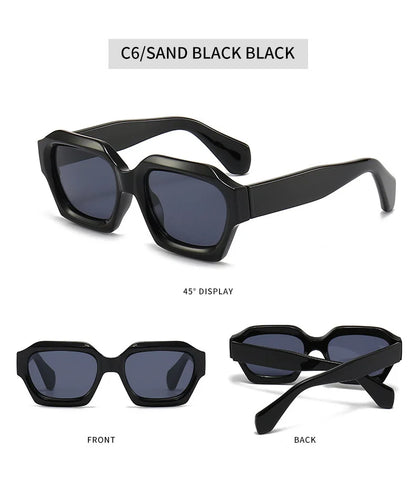 Fashion Square Sunglasses New Woman Luxury Brand Small Rectangle Sun Glasses Female Gradient Eyewear UV400 Oculos De Sol