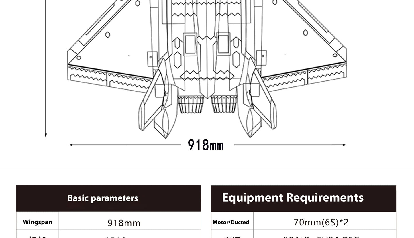 Flyfans Dual Engine 70mm J-20g Jet Fighter Weilong Assembled Fixed Wing Model Aircraft Fire Fan Rc Plane Chengdu J20