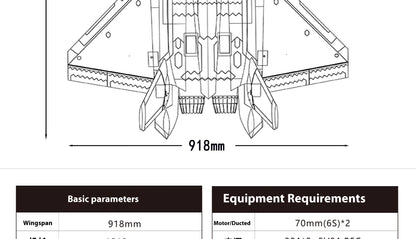 Flyfans Dual Engine 70mm J-20g Jet Fighter Weilong Assembled Fixed Wing Model Aircraft Fire Fan Rc Plane Chengdu J20