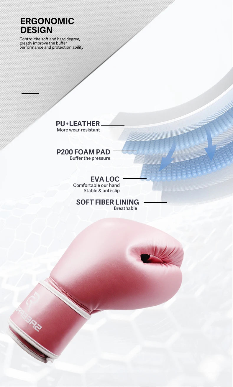 8/10/12/14/16oz Kids Women/Men Boxing Gloves Sanda Sparring Muay Thai MMA Karate Punch Training Mitts Kickboxing Boxe De Luva