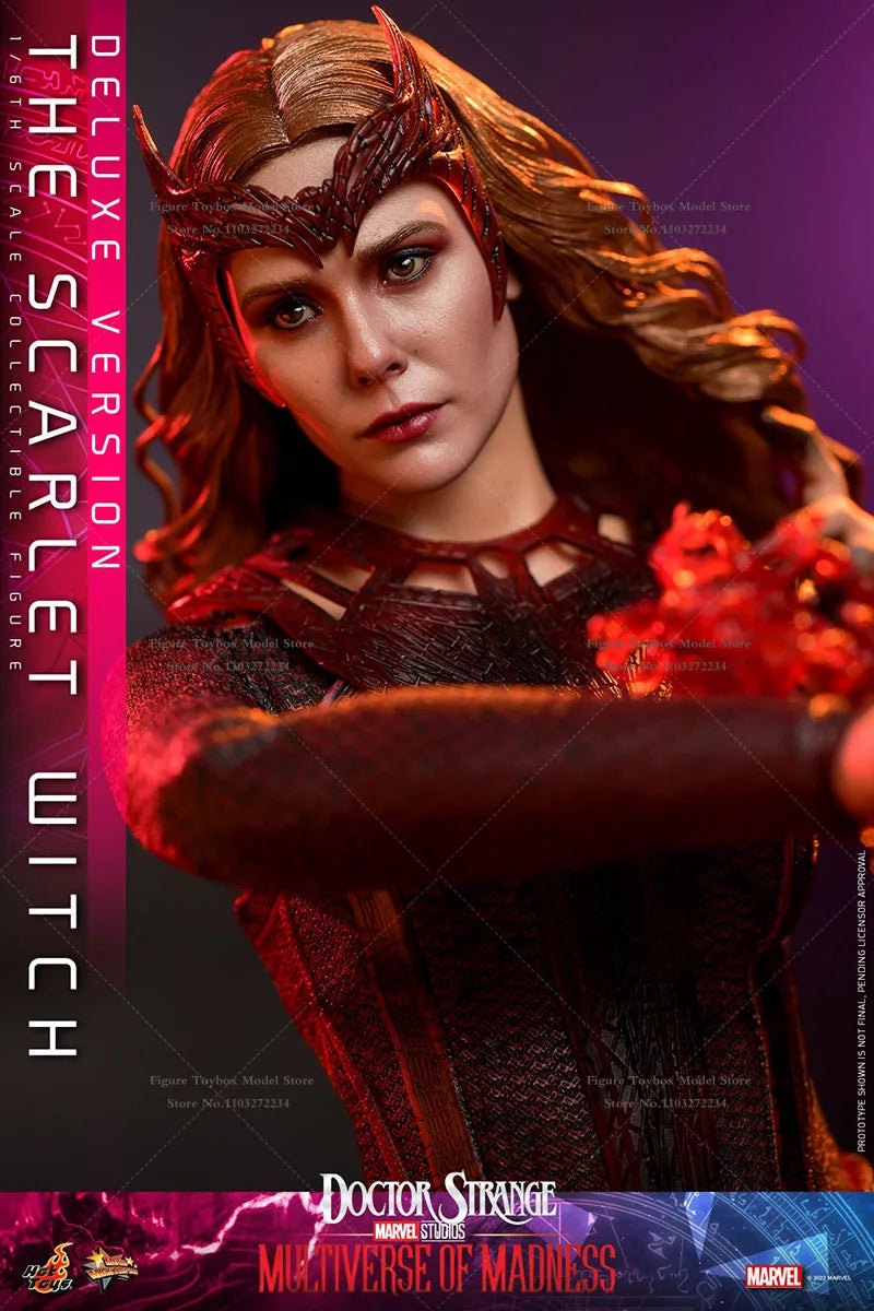HOTTOYS HT MMS652 MMS653 Collection 1/6 The Scarlet Witch Action Figure Doctor Strange 2 Movie Delicate 12" Full Set Soldier