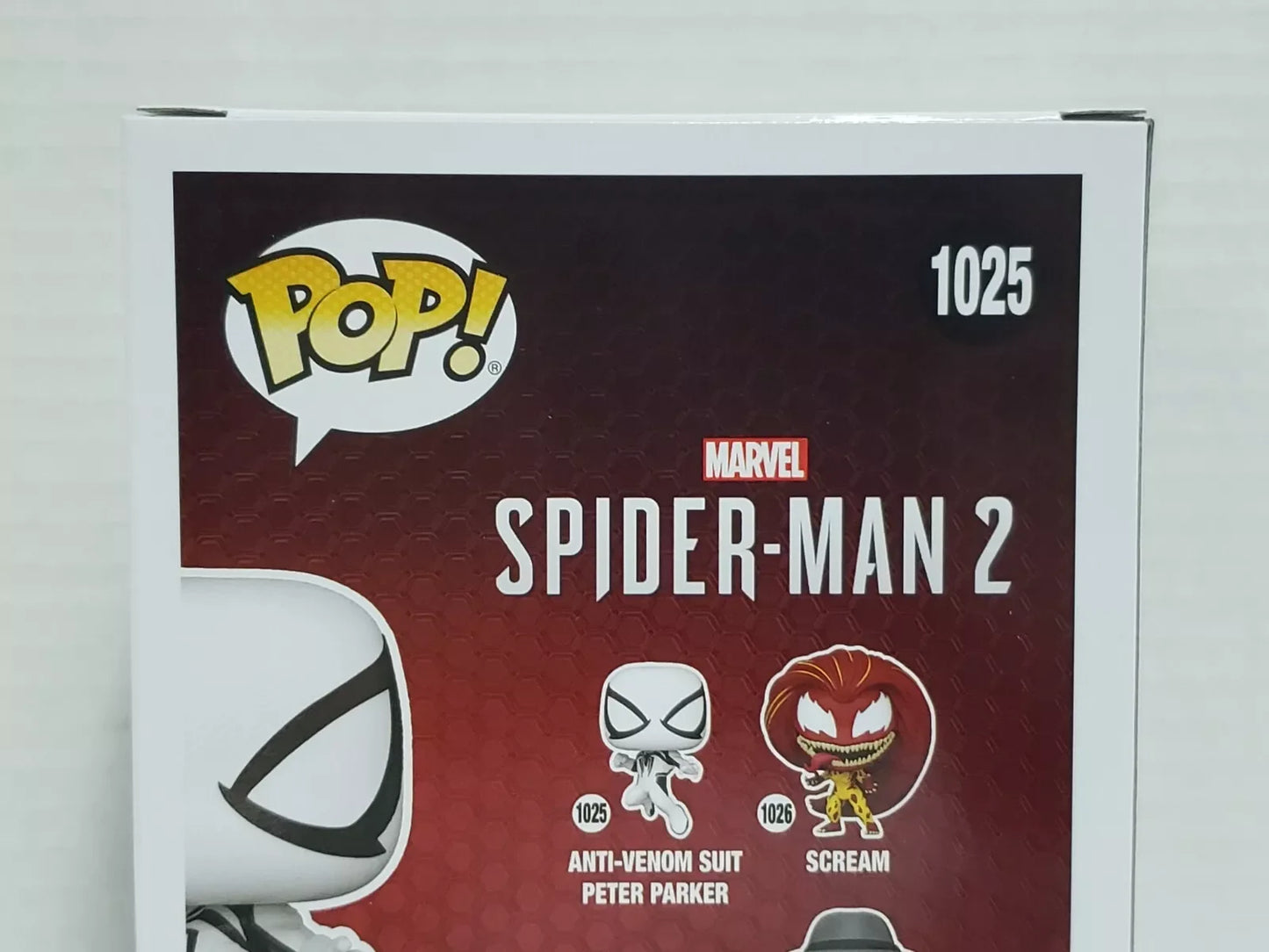 Marvel Spider Man Figure Anti Venom Suit Peter Parker # 1025 Funko Pop 4.15 in Figures Collectible Limited Edition Model Toy