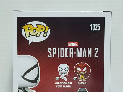 Marvel Spider Man Figure Anti Venom Suit Peter Parker # 1025 Funko Pop 4.15 in Figures Collectible Limited Edition Model Toy