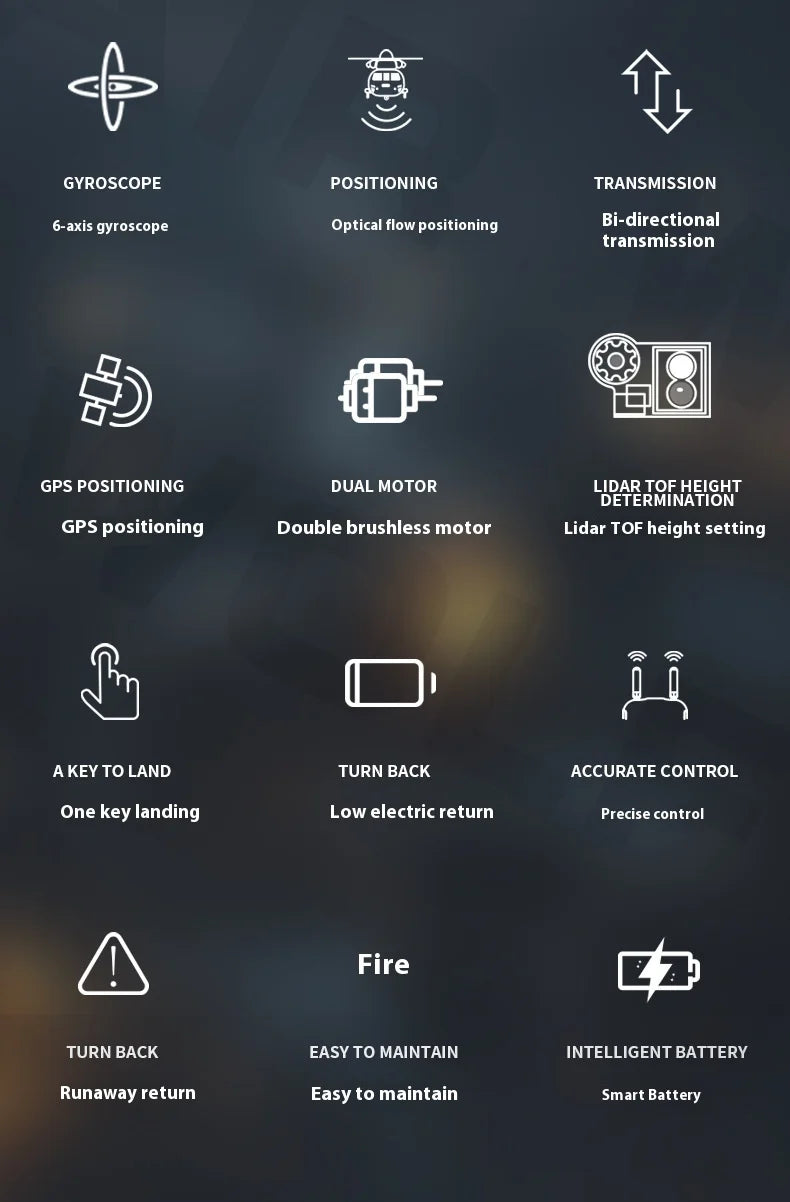 Yuxiang F02s Flying Wolf Armed Helicopter Rc Remote Control Aircraft Gps Positioning Automatic Return 1:34 Aircraft Model