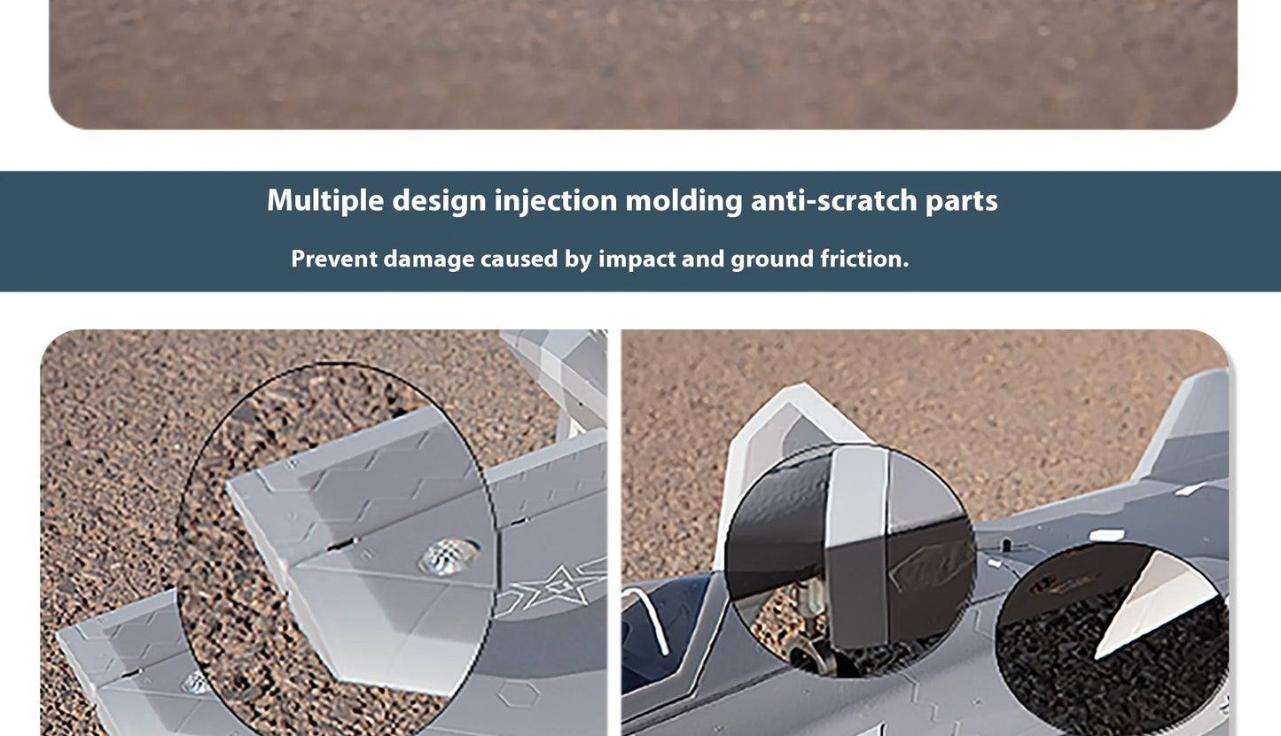 Flyfans Dual Engine 70mm J-20g Jet Fighter Weilong Assembled Fixed Wing Model Aircraft Fire Fan Rc Plane Chengdu J20