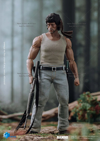 Exquisite Super Series 1/12 HIYA Tough Guy Rambo Movable Action Figure Mini Weapon Model 6" Full Set male Soldier Boys Collects