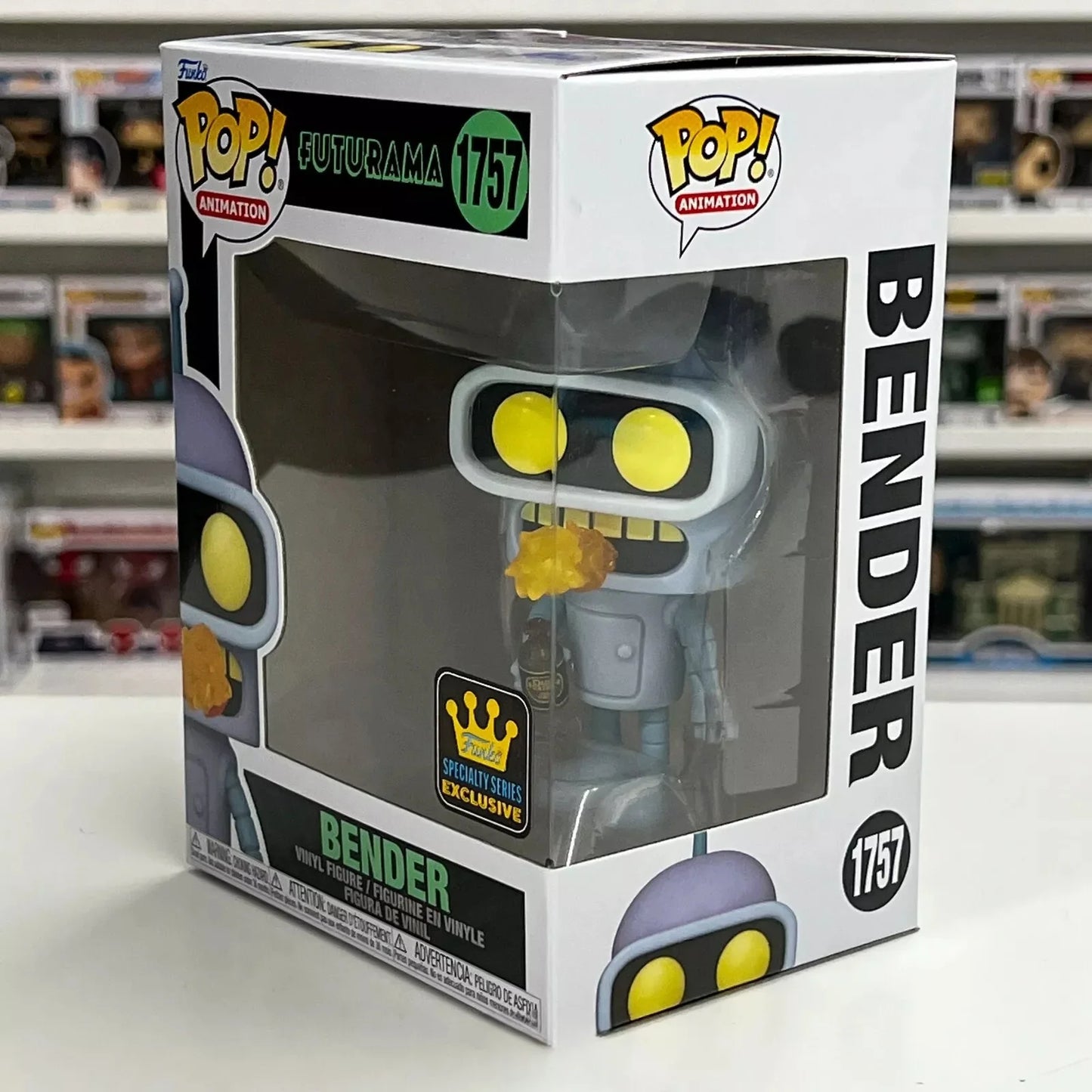 Futurama Figure Bender Burping #1757 Funko Pop 4.55in Vinyl Figure Collectible Limited Edition Model Toy Children's Toys Gift