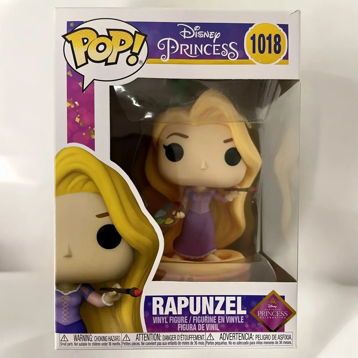 Disney Tangled Rapunzel #1018 Figures Funko Pop 5 inch Vinyl figure Collectible Limited Edition Model Toy Children's Toys Gift