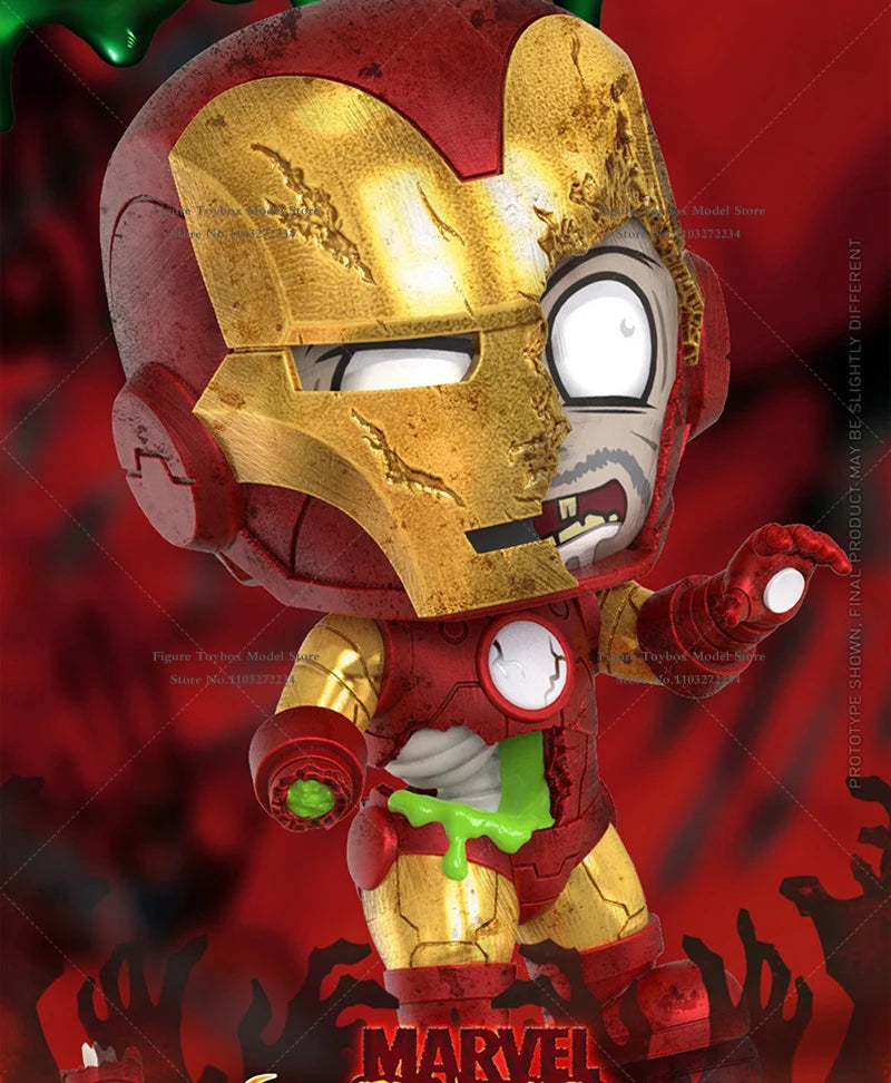 HotToys Marvel Zombie IronMan Captain American Deadpool Wolverine Hulk Doctor Strange Daredevil Magneto Mini Figurine Model