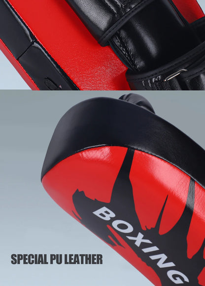 1PCS PU Leather Boxing Target Hand Foot Kicking Pad Bag for Muay Thai Taekwondo MMA Martial Arts Training Fitness Equipment