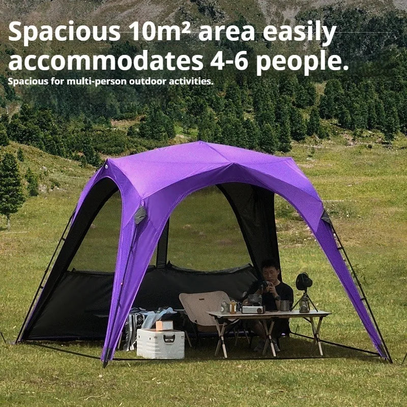 Relaxing Rainproof Sun Shelter Large Space Sun Protection Quick Automatic Opening Tents Multifunctional Camping Supplies