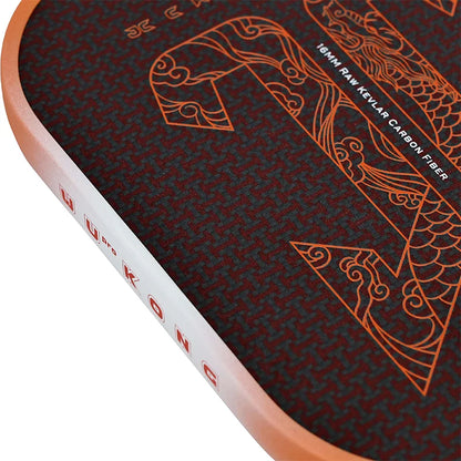 Juciao USAPA Approved Kevlar Carbon Fiber Pickleball Paddle Thermoformed Unibody Spin Textured Surface With Foam Edge Pickleball