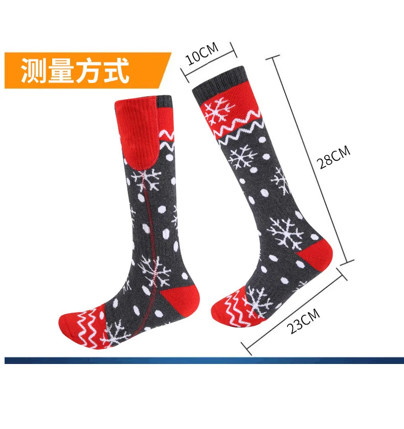 5000mAh APP Control Thermal socks Winter Heated Socks Electric Heating Ski Socks Thermal Heated Foot Warmer Ski Outdoor Sports