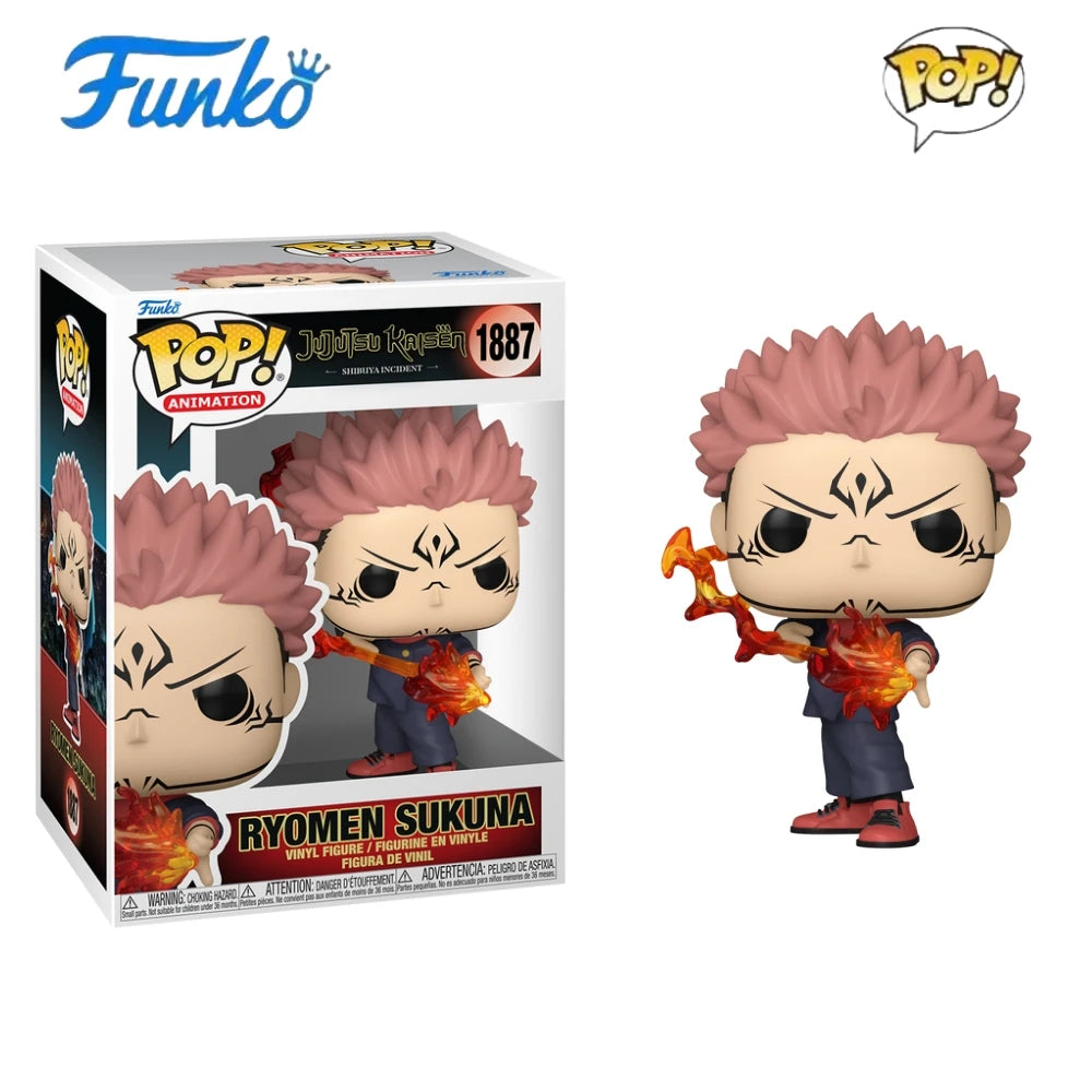 Funko Jujutsu Kaisen Anime Figure Pop Satoru Gojo Ryomen Sukuna Fushiguro Toji Vinyl figure Collectible Limited Edition Toy Gift