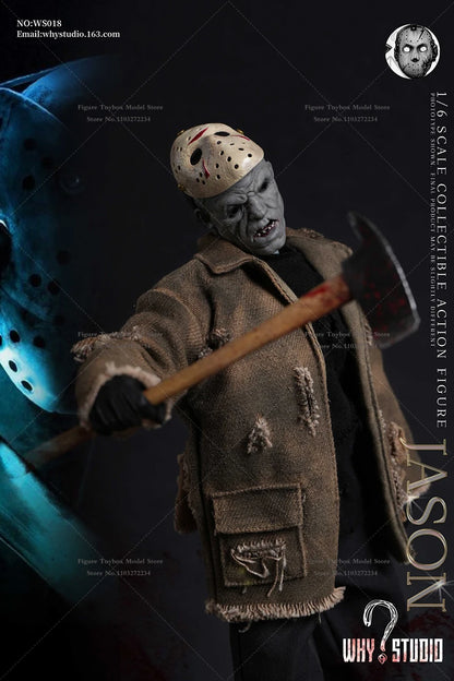WHY STUDIO 1/6 WS018 Jason WS019 Freddy Mash Horror Man Action Figure 12" Full Set Soldier Model Collection Halloween Gift