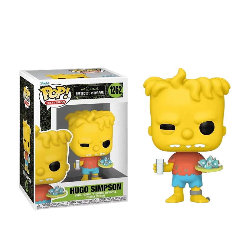 The Simpsons Anime Figure Lisa with Snowball II Buddy Krusty with Mr. Teeny FUNKO POP Collectible Limited Edition Model Toy Gift
