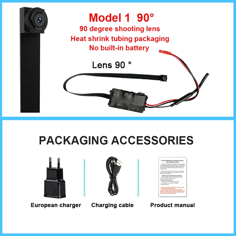 4K DIY wireless WiFi 2.0MP camera supports remote real-time broadcast via smartphone app. 1080P image quality 3 models available