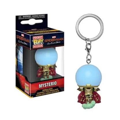 Funko POP Keychain Endgame Captain Venom Deadpool Iron man Keychain Action Figures Toys for Children Christmas Gift