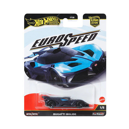 Original Hot Wheels Premium Car Culture EuroSpeed Toys for Boys 1/64 Diecast LaFerrari Bugatti Bolide Mclaren Aston Martin Gift