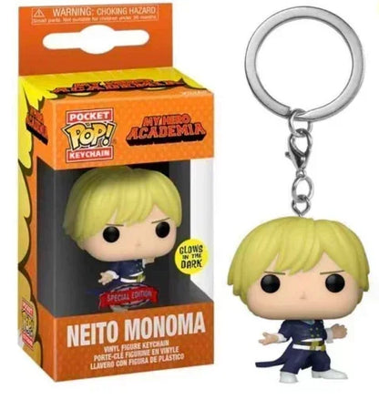 NEW Funko POP Keychain My Hero Academia Himiko Toga Kurogiri Twice Hatsume Shigaraki Deku Bakugo Togata Dabi Midoriya Jiro Toys
