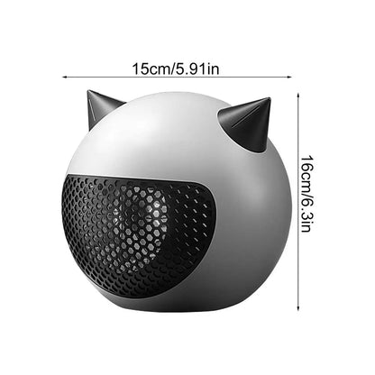 Electric Space Heater Portable Small Heater Portable Electric Heaters Tiny Cute Electric Desktop Heater For Home Bedroom Living