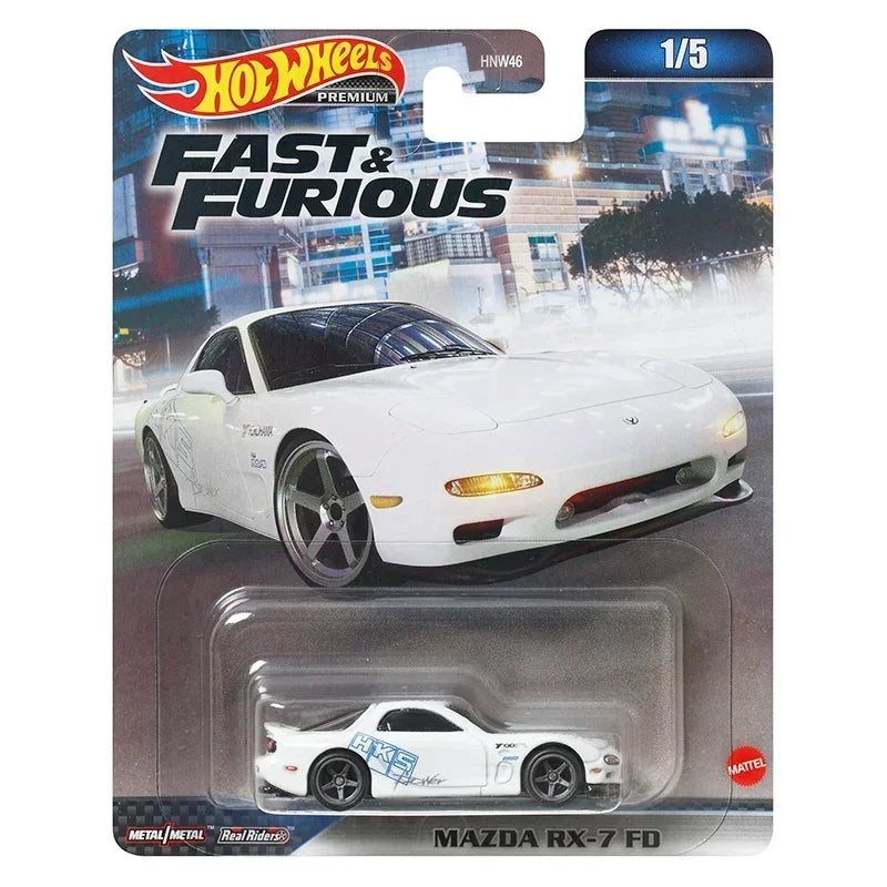 Original Hot Wheels Premium Car Fast & Furious Kid Toys for Boys 1/64 Diecast Toyota Supra 1991 BMW M5 Lamborghini Gallardo Gift