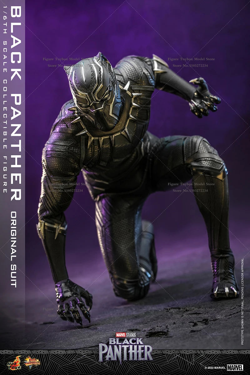HOTTOYS HT MMS671 1/6 Scale Black Panther Movable Action Figure Marvel Immortal Legend Super Hero 12" Full Set Soldier Model