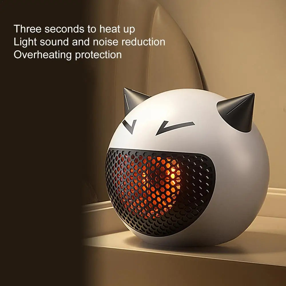 Electric Space Heater Portable Small Heater Portable Electric Heaters Tiny Cute Electric Desktop Heater For Home Bedroom Living
