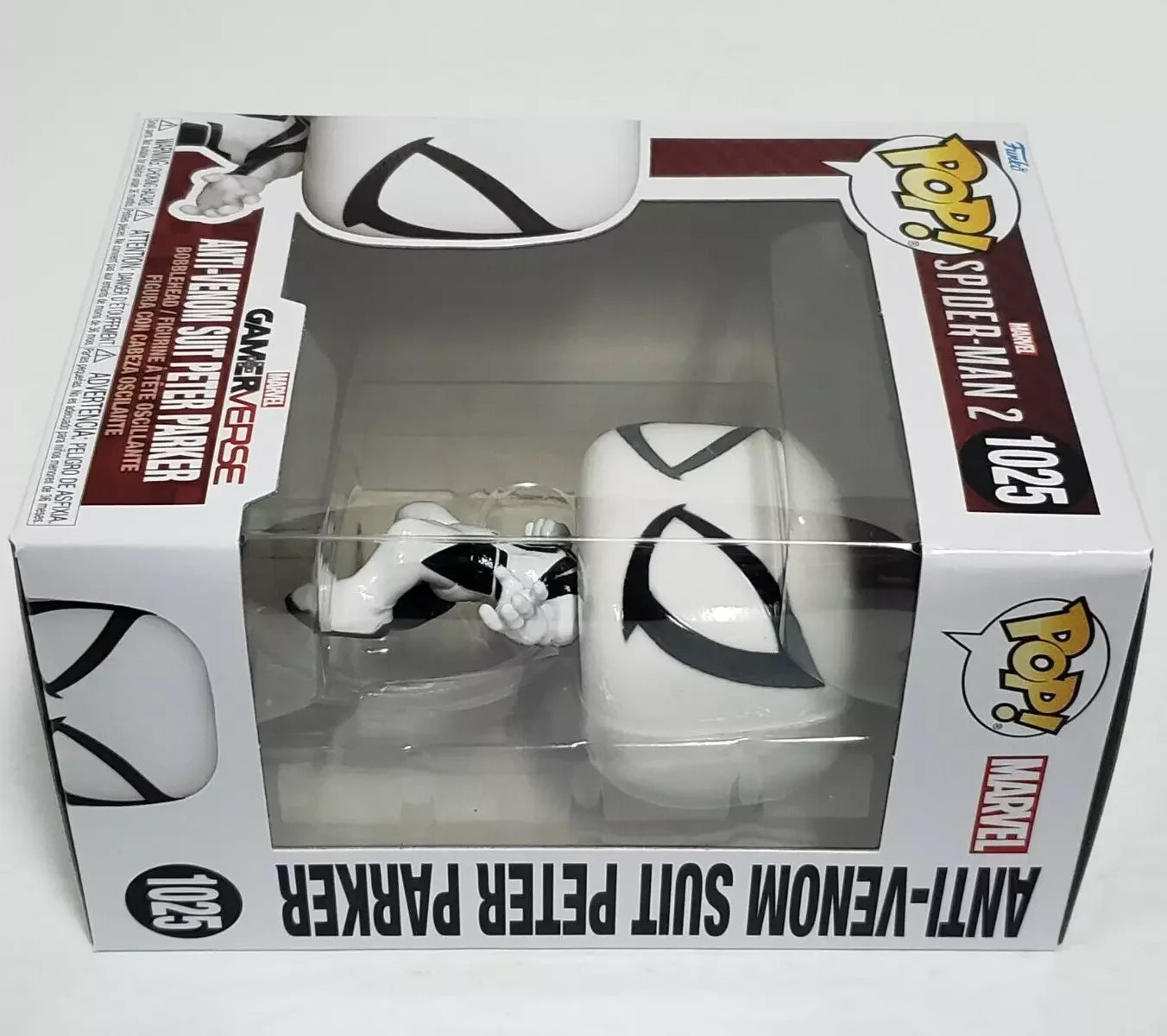 Marvel Spider Man Figure Anti Venom Suit Peter Parker # 1025 Funko Pop 4.15 in Figures Collectible Limited Edition Model Toy