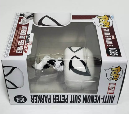 Marvel Spider Man Figure Anti Venom Suit Peter Parker # 1025 Funko Pop 4.15 in Figures Collectible Limited Edition Model Toy