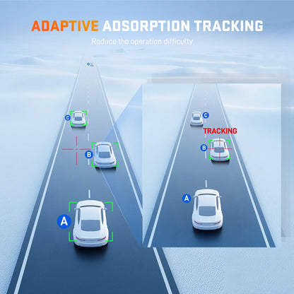 FPV AI Camera 1.2KM Ultra-Range 1/2.6'' 3.9mm 12mm Dual Cameras Multi-target locking Integrated Auto tracking&detection