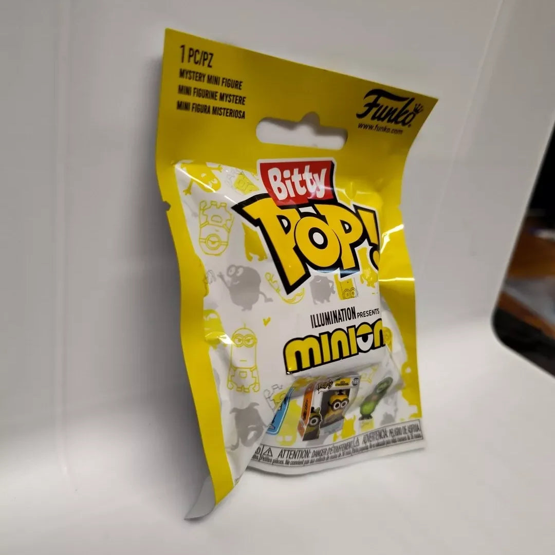 Funko Pop Figure Mystery Bitty Minions MiNi Figure Blind box 0.9 inch Figurine Collectible Limited Edition Children's Toy Gift