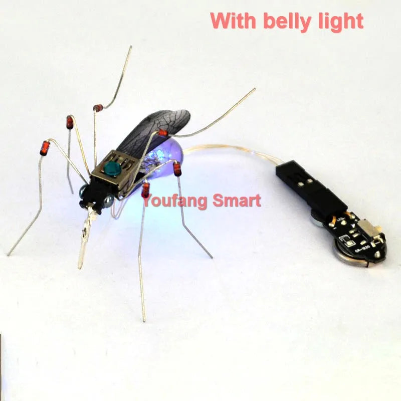 STEAM DIY Robotic Insects Science Invention Electronic Animal for School Competition Non-soldered DIY Kit Stem Toys Robot Animal