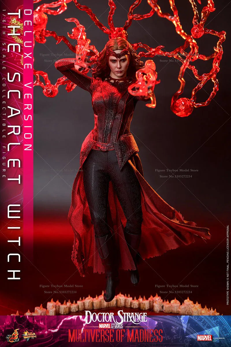 HOTTOYS HT MMS652 MMS653 Collection 1/6 The Scarlet Witch Action Figure Doctor Strange 2 Movie Delicate 12" Full Set Soldier