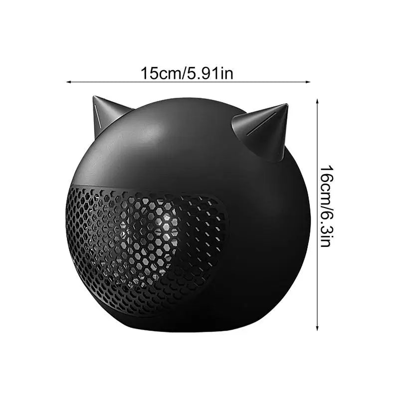 Electric Space Heater Portable Small Heater Portable Electric Heaters Tiny Cute Electric Desktop Heater For Home Bedroom Living