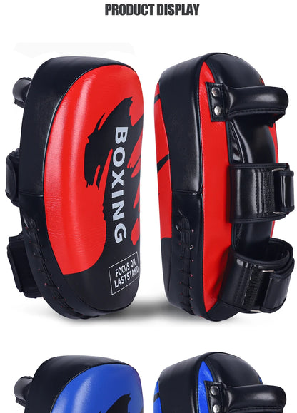 1PCS PU Leather Boxing Target Hand Foot Kicking Pad Bag for Muay Thai Taekwondo MMA Martial Arts Training Fitness Equipment