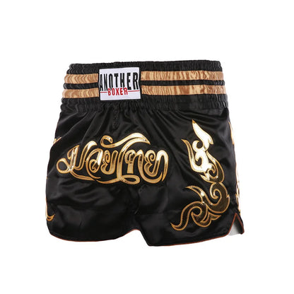 Boxing Shorts for Men Women Children, High Grade Muay Thai Man, Black BJJ Shorts, ONE Championship Quick-Dry Training MMA Pants