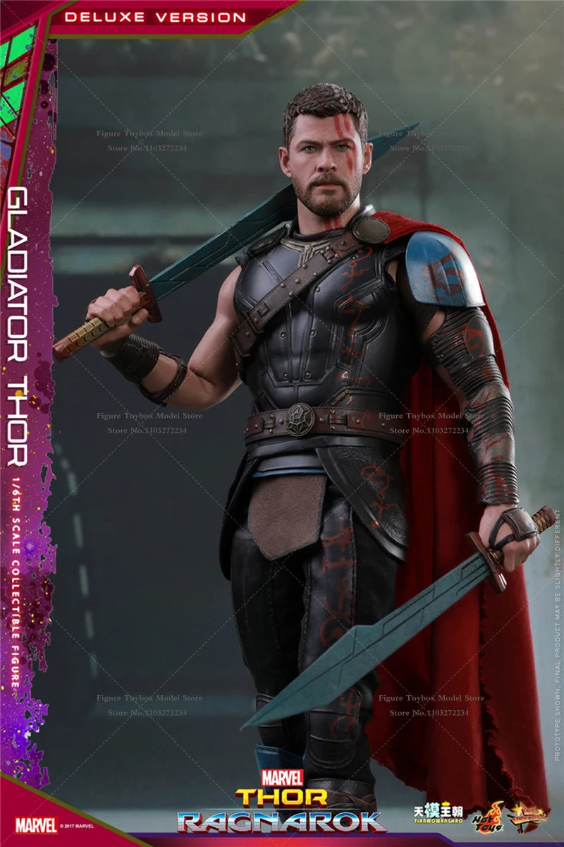 HT HotToys MMS445 Luxury Edition 1/6 Collectible Gladiator Thor3.0 Action Figure Thor：Ragnarok Marvel Original 12" Full Set Doll
