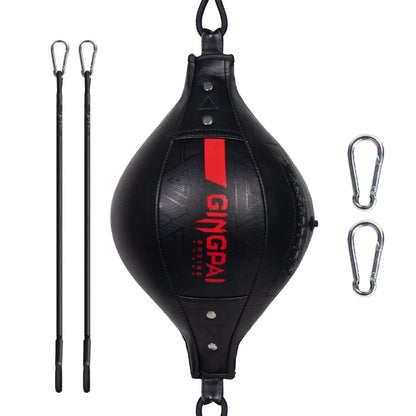 High Quality Fight Boxing Training Punching Bag Fitness Muay Thai Reaction Speed Ball Pear Inflatable Boxing Bag Equipment