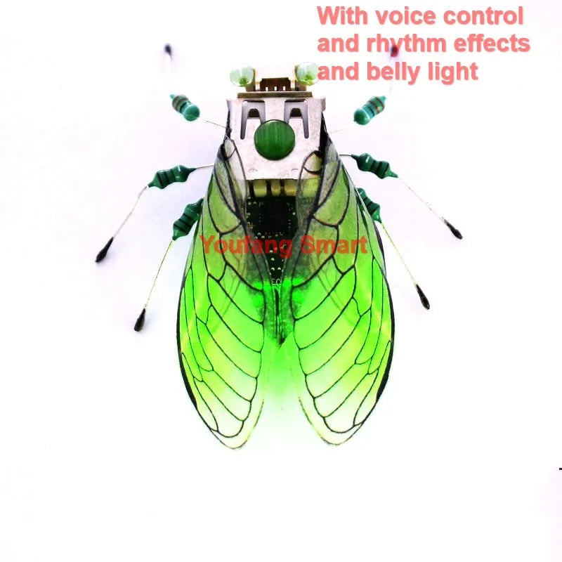 STEAM DIY Robotic Insects Science Invention Electronic Animal for School Competition Non-soldered DIY Kit Stem Toys Robot Animal