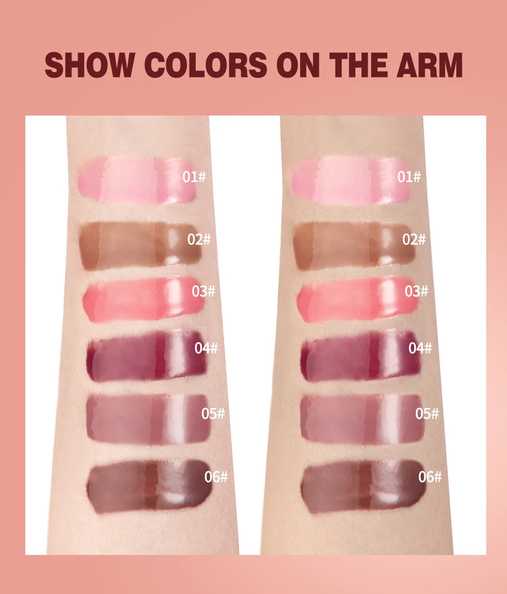 1PC Moisturizing Lip Gloss, Waterproof and Sweatproof, Easy to Apply, Non Fading, Non Staining, Creating Perfect Lip Makeup