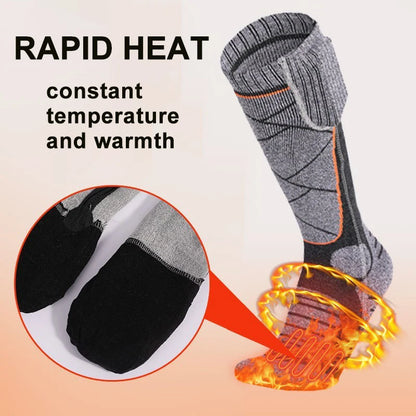 5000mAh APP Control Thermal socks Winter Heated Socks Electric Heating Ski Socks Thermal Heated Foot Warmer Ski Outdoor Sports