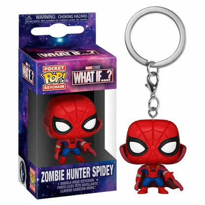 NEW FUNKO POP MARVELs Spider-Man Spider-GWEN GREEN GOBLIN ZOMBIE HUNTER SPIDEY Peter Parker Mysterio Keychain Vinyl Figure Toys