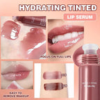 12G Colored Lip Gloss Liquid Hydrating And Moisturizing, Light And Shiny Lip Balm, Water Gloss Lip Glaze Moisturizing Lip Milk