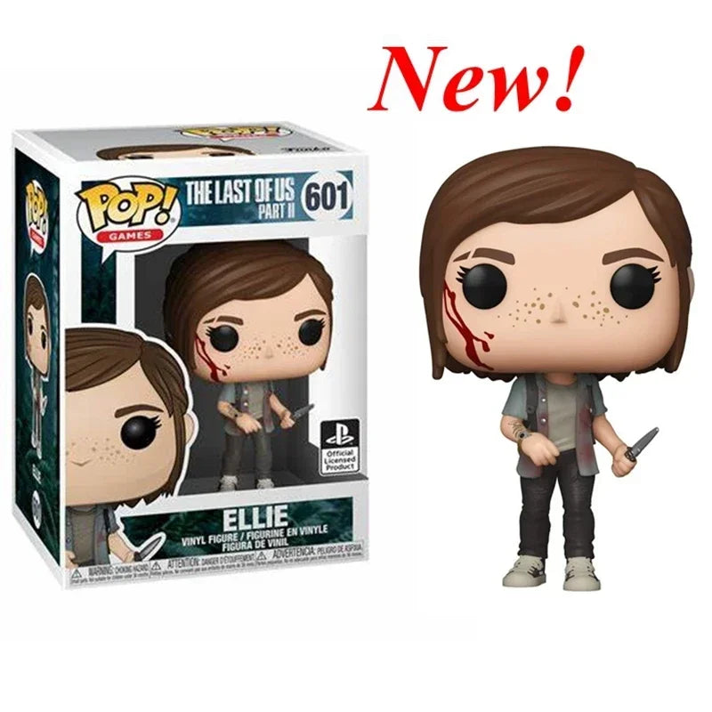 New Arrival!!! Funko Pop!!! The Last of us Play Station Figure #601 Ellie #620 Joel #631 Clicker Vinyl Action Toys for Gifts